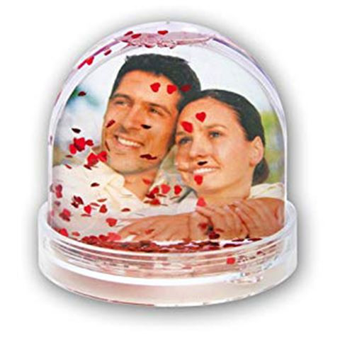 Photo Globe Heart Set 6x 6,5x6,2 cm
